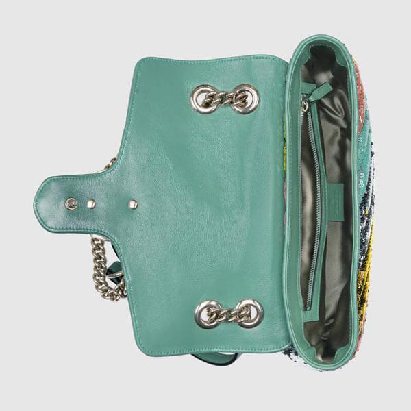 【キラキラ美しすぎる】グッチ☆GG Marmont スパンコールバッグ 偽物 443497 9SYYP 1299